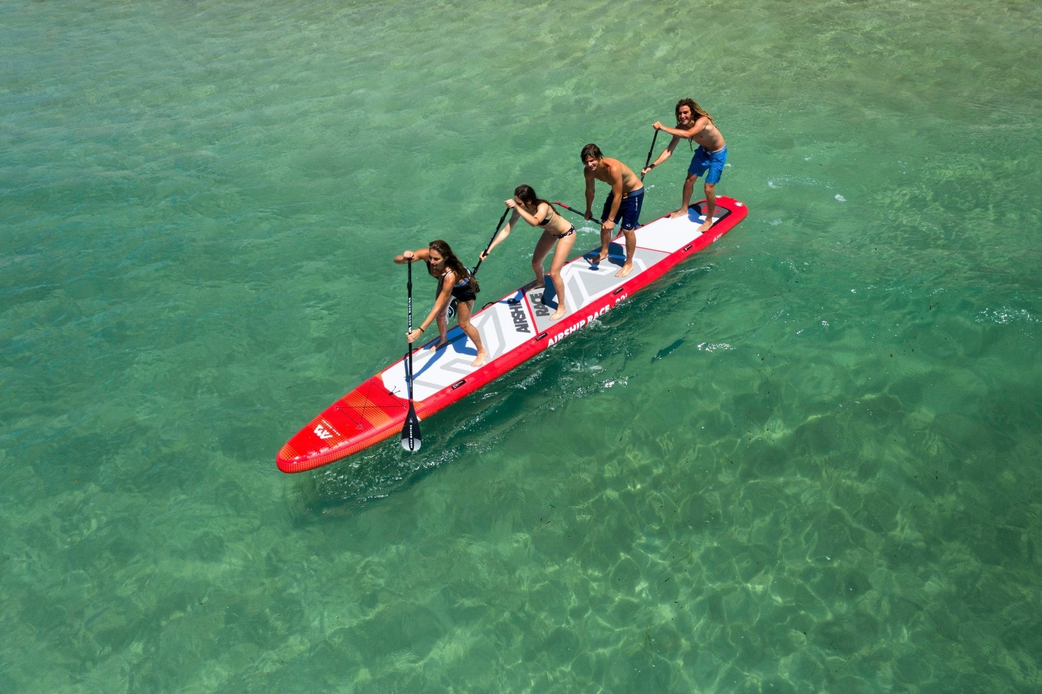 Aqua Marina AIRSHIP RACE 22'0" Inflatable Paddle Board Multi-person SUP - The Vitality Estate