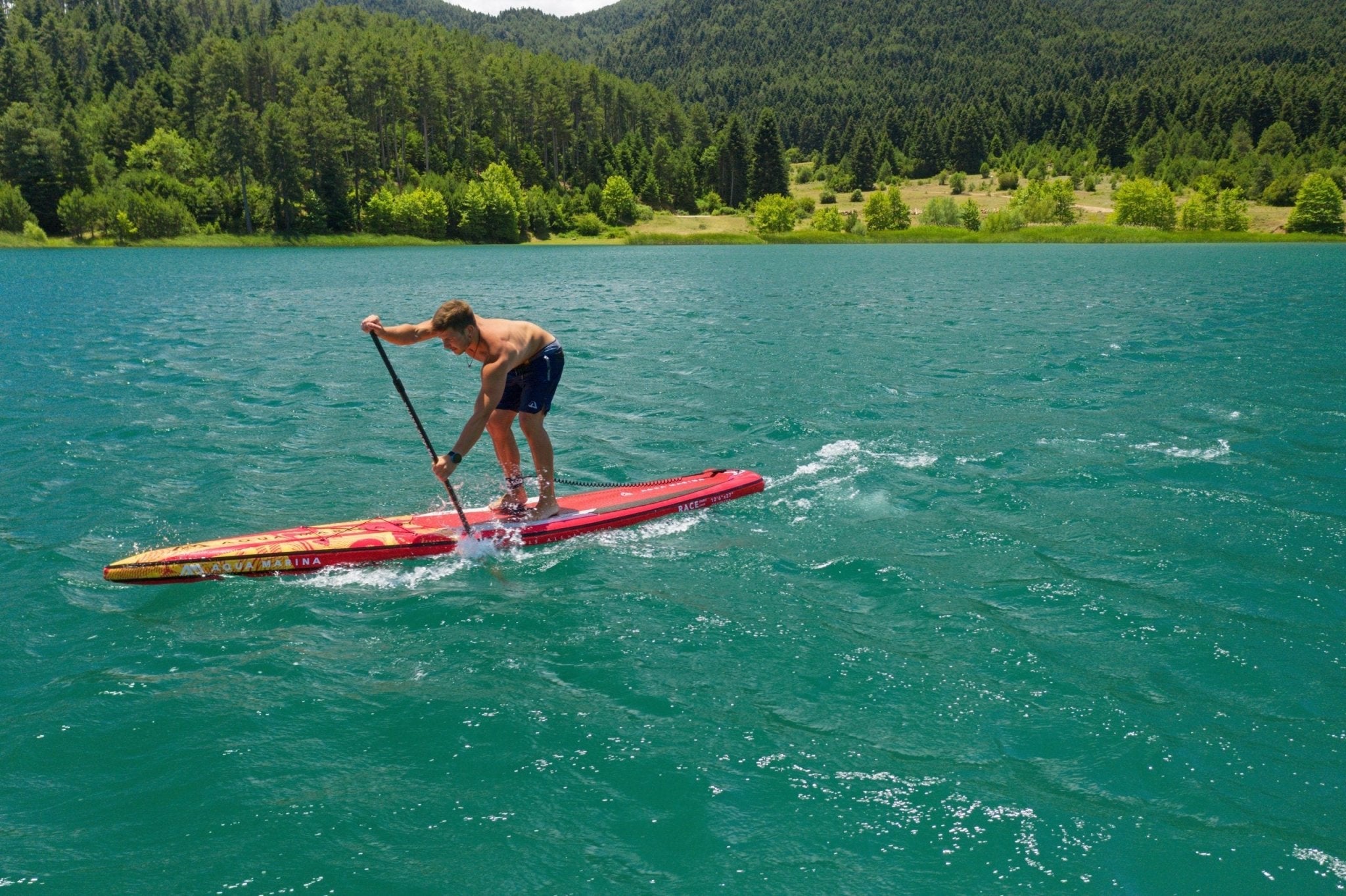 Aqua Marina RACE 12'6" Inflatable Paddle Board Racing SUP - The Vitality Estate