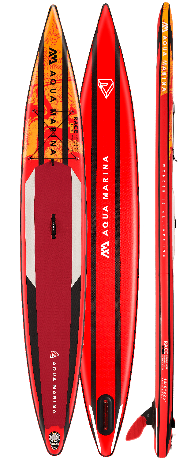 Aqua Marina RACE ELITE 14'0" Inflatable Paddle Board Racing SUP - The Vitality Estate