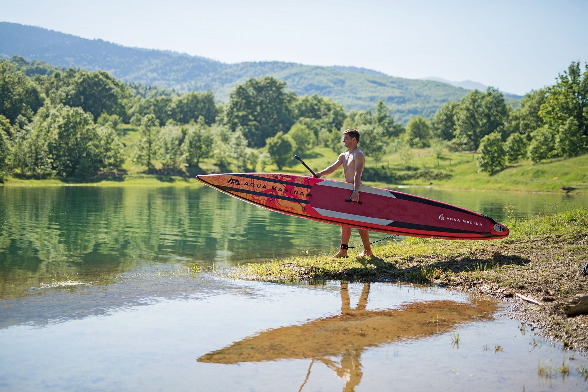 Aqua Marina RACE ELITE 14'0" Inflatable Paddle Board Racing SUP - The Vitality Estate