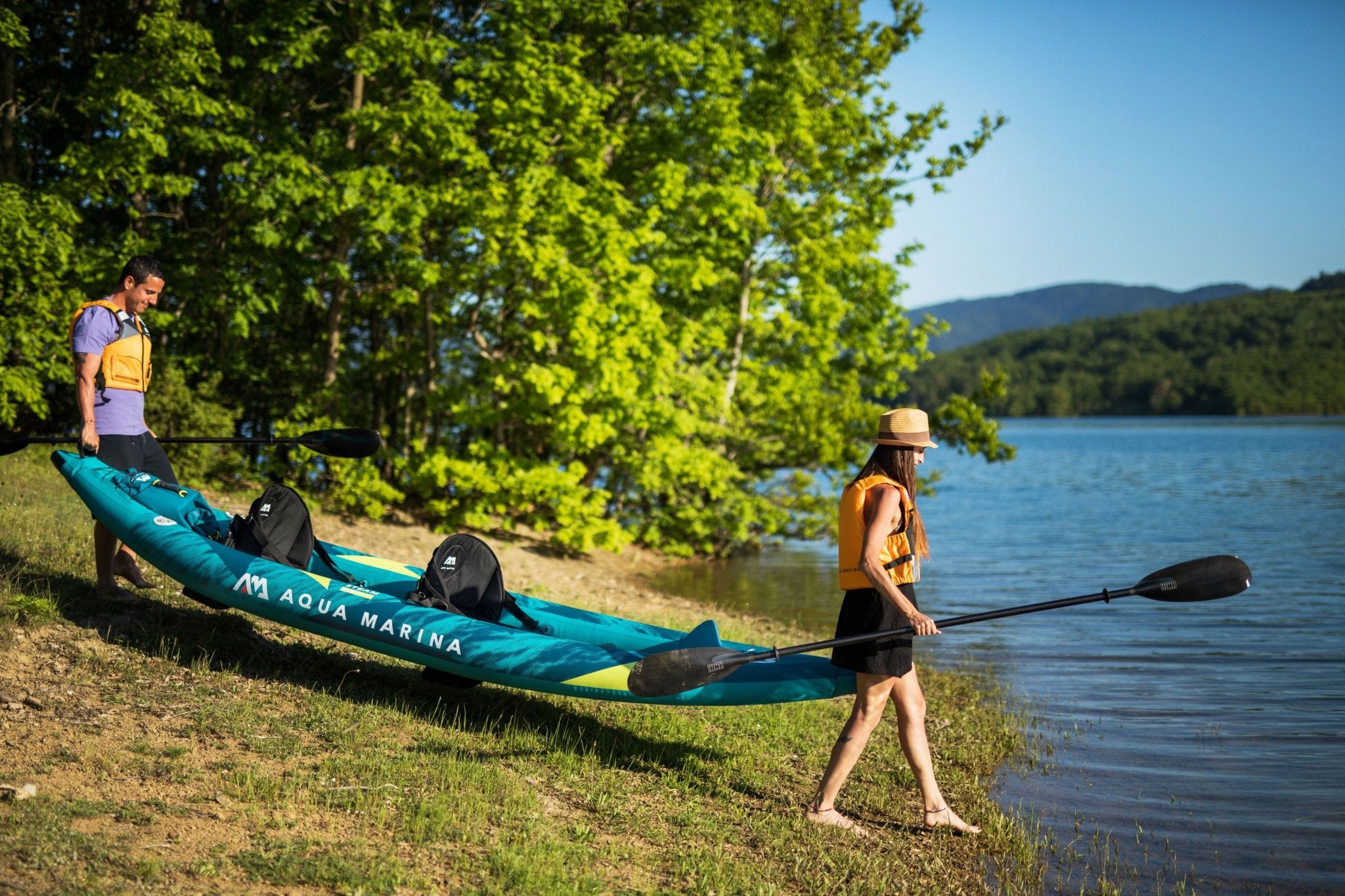 Aqua Marina STEAM 13'6" Inflatable Versatile/Whitewater Kayak - The Vitality Estate