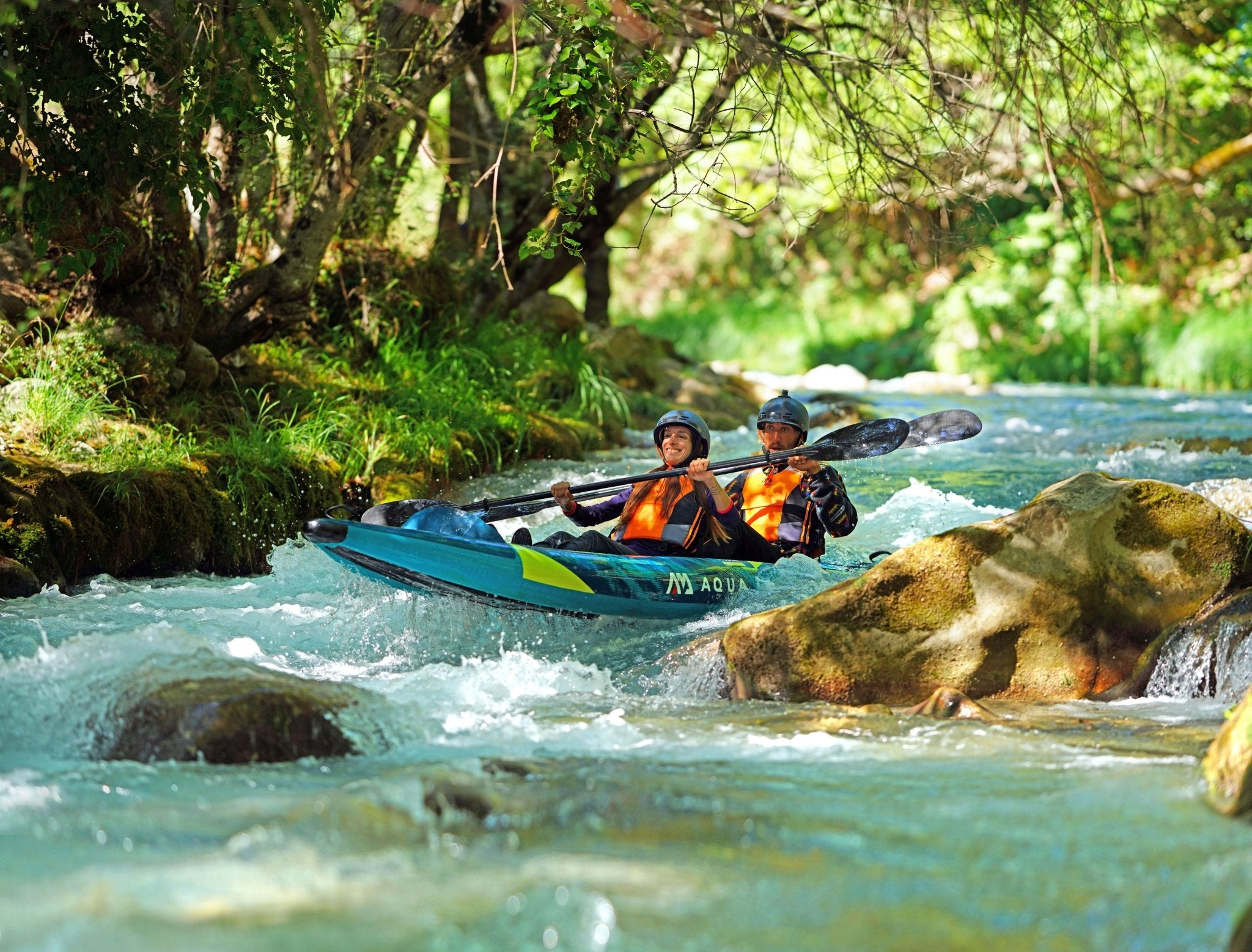 Aqua Marina STEAM 13'6" Inflatable Versatile/Whitewater Kayak - The Vitality Estate