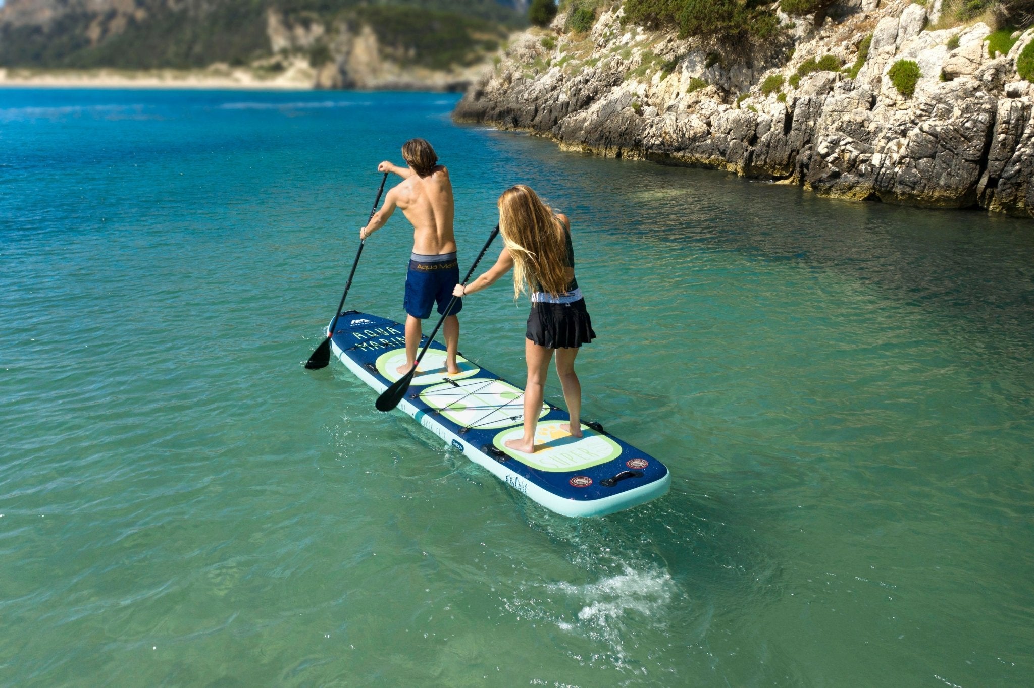 Aqua Marina SUPER TRIP TANDEM 14'0" Inflatable Paddle Board Multi-person SUP - The Vitality Estate