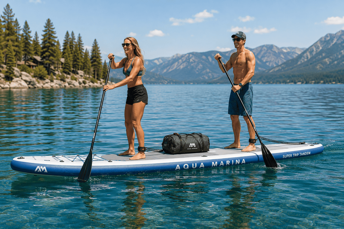 AQUA MARINA SUPER TRIP | TANDEM INFLATABLE SUP - The Vitality Estate
