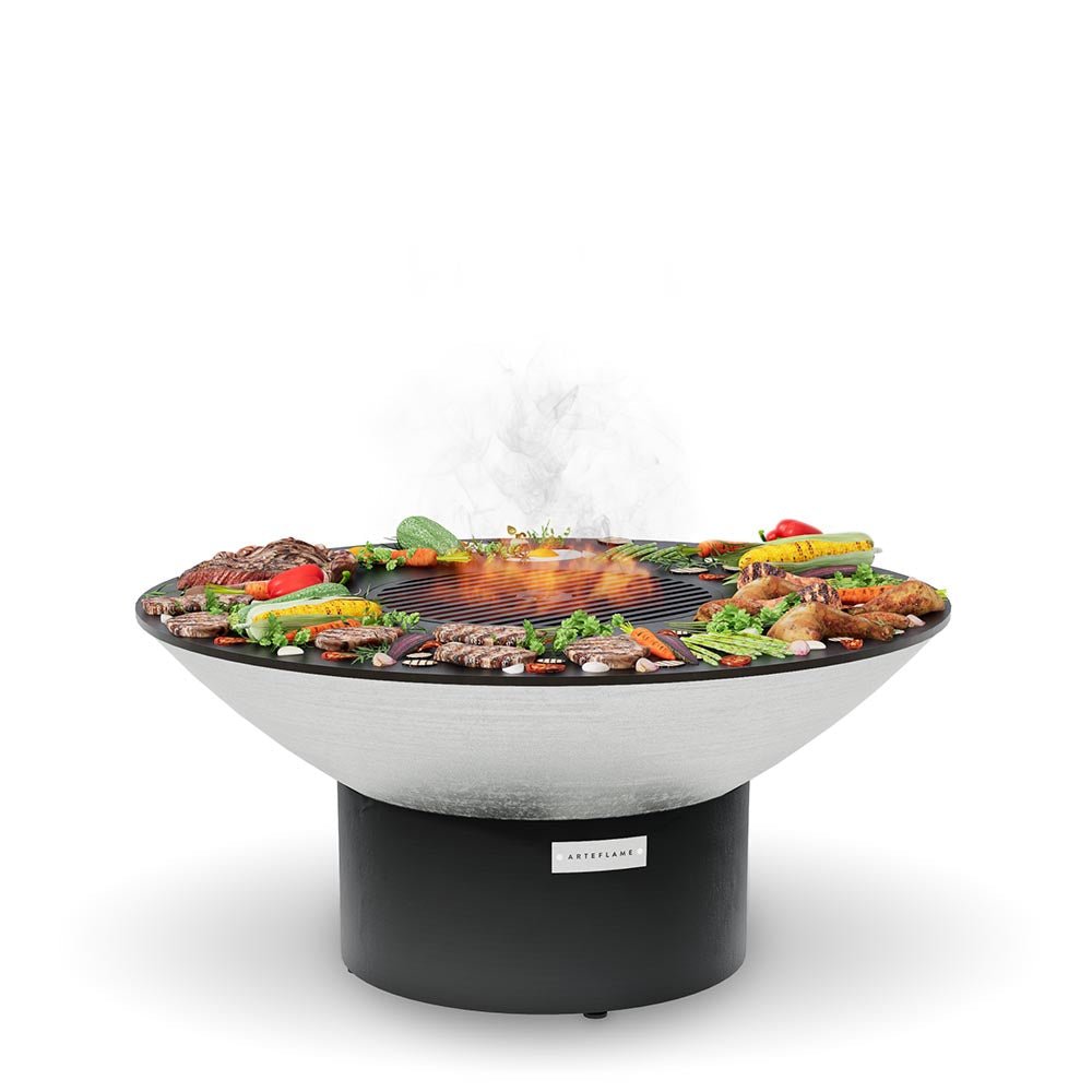 Arteflame XXL 40" Platinum Edition Fire Pit With Cooktop - The Vitality Estate