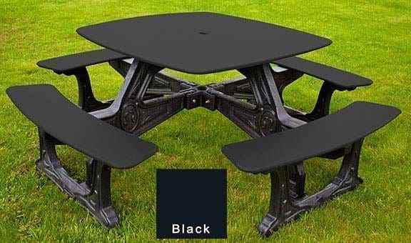 Bistro Outdoor Dining Table – 8 Seat Made from Recycled Plastic - The Vitality Estate