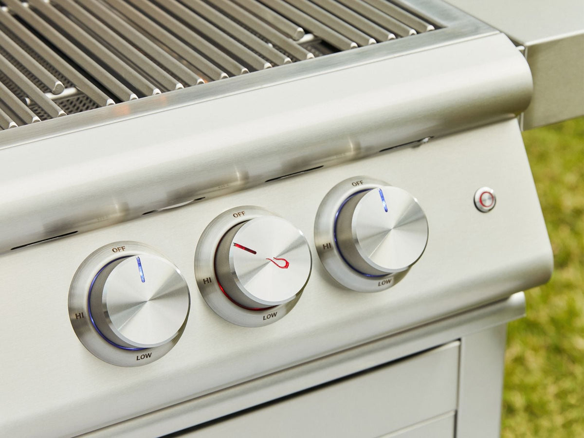 Blaze LTE+ 32-Inch 4-Burner Freestanding Gas Grill with Lift-Assist Hood and Rear Infrared Burner - The Vitality Estate