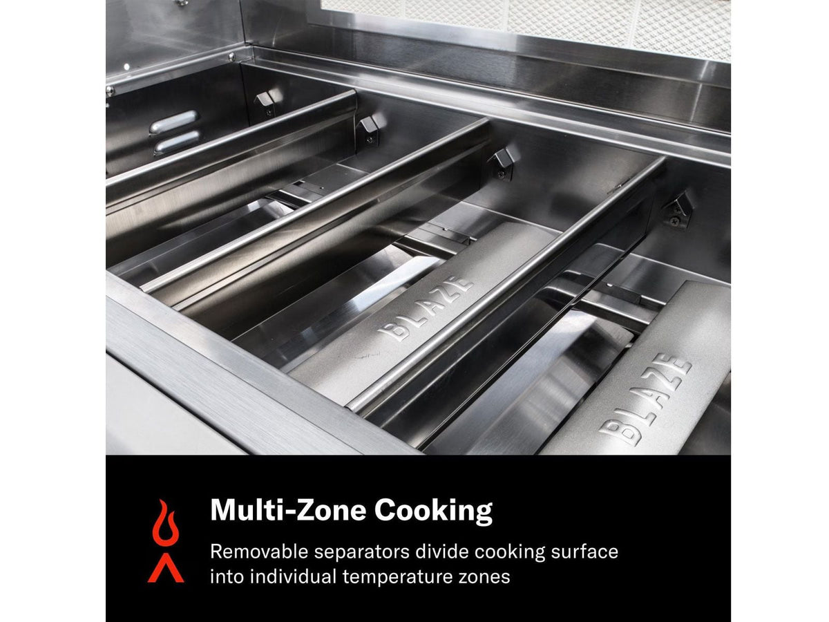 Blaze LTE+ 32-Inch 4-Burner Freestanding Gas Grill with Lift-Assist Hood and Rear Infrared Burner - The Vitality Estate
