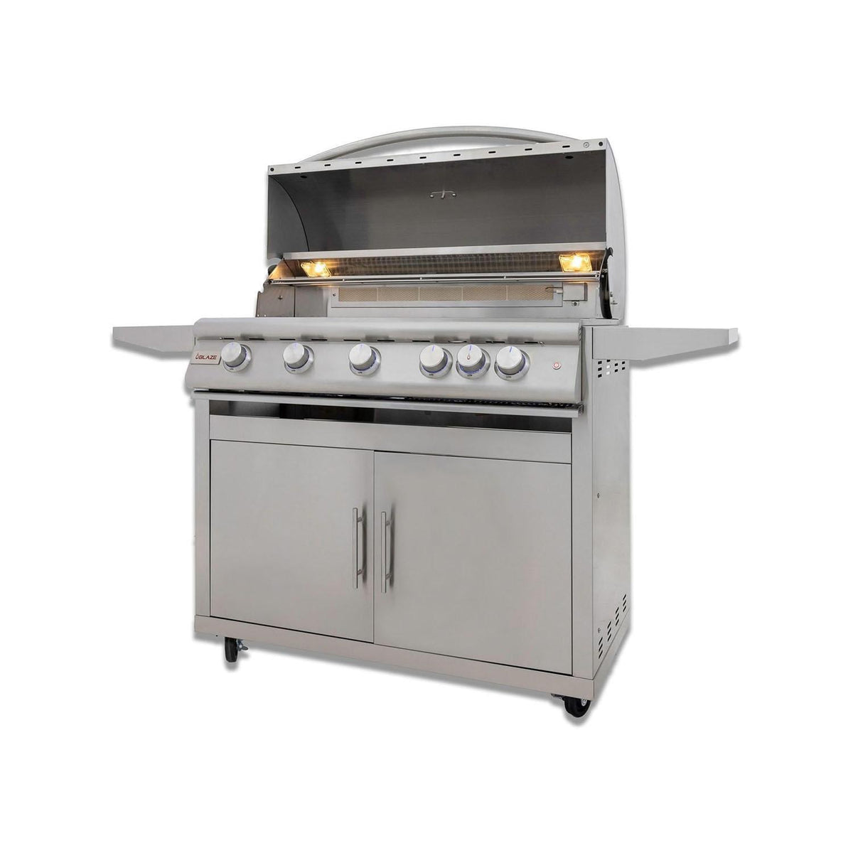 Blaze LTE+ 40-Inch 5-Burner Freestanding Gas Grill w/ Lift-Assist Hood and Rear Infrared Burner - The Vitality Estate