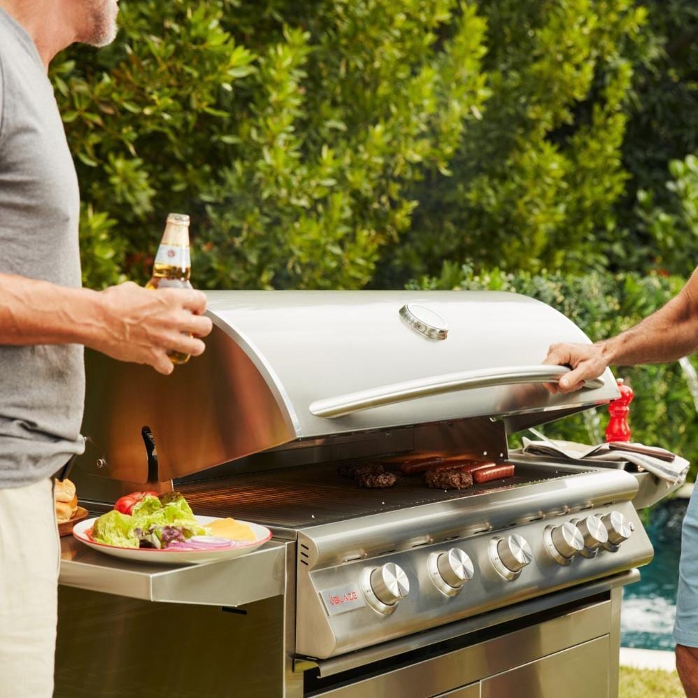 Blaze LTE+ 40-Inch 5-Burner Freestanding Gas Grill w/ Lift-Assist Hood and Rear Infrared Burner - The Vitality Estate