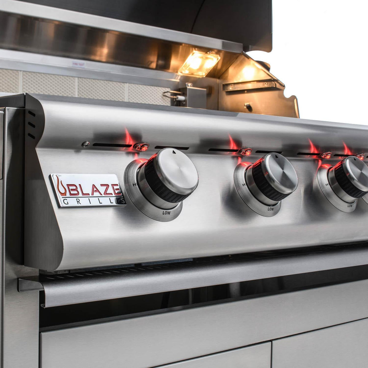 Blaze LTE+ Marine Grade 32-Inch 4-Burner Freestanding Gas Grill with Rear Infrared Burner and Grill Lights - The Vitality Estate