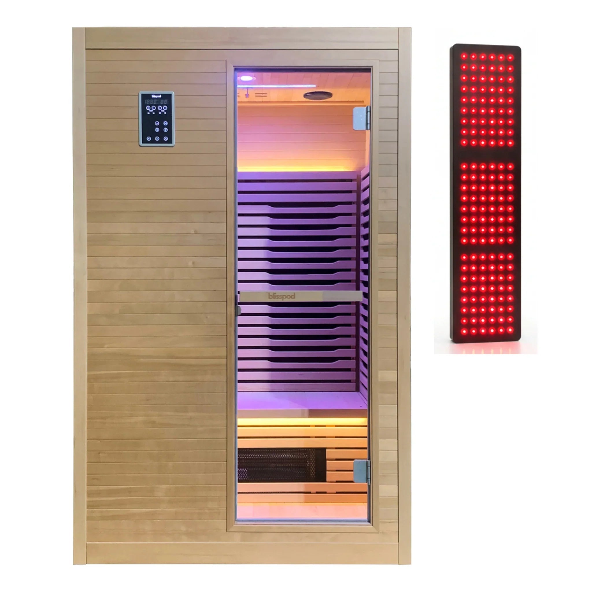 Blisspod | Helsinki | Full Spectrum Ultimate Indoor Sauna | Red Light Therapy | 2 Person - The Vitality Estate