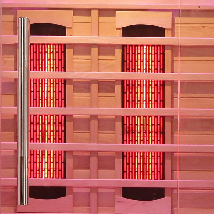 Blisspod | Venetian | Full Spectrum Indoor Premium Canadian Hemlock Low EMF Sauna | 10 Heaters | Chromotherapy & Reflexology | 2 Person - The Vitality Estate
