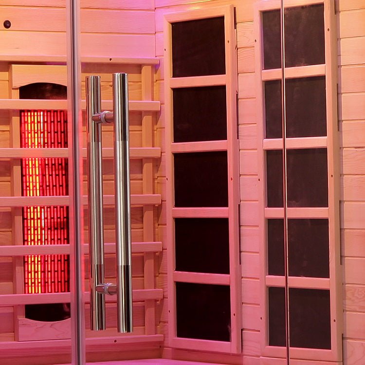 Blisspod | Venetian | Full Spectrum Indoor Premium Canadian Hemlock Low EMF Sauna | 10 Heaters | Chromotherapy & Reflexology | 2 Person - The Vitality Estate