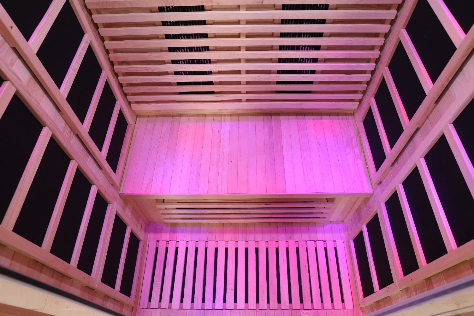 Blisspod | Venetian | Full Spectrum Indoor Premium Canadian Hemlock Low EMF Sauna | 10 Heaters | Chromotherapy & Reflexology | 2 Person - The Vitality Estate