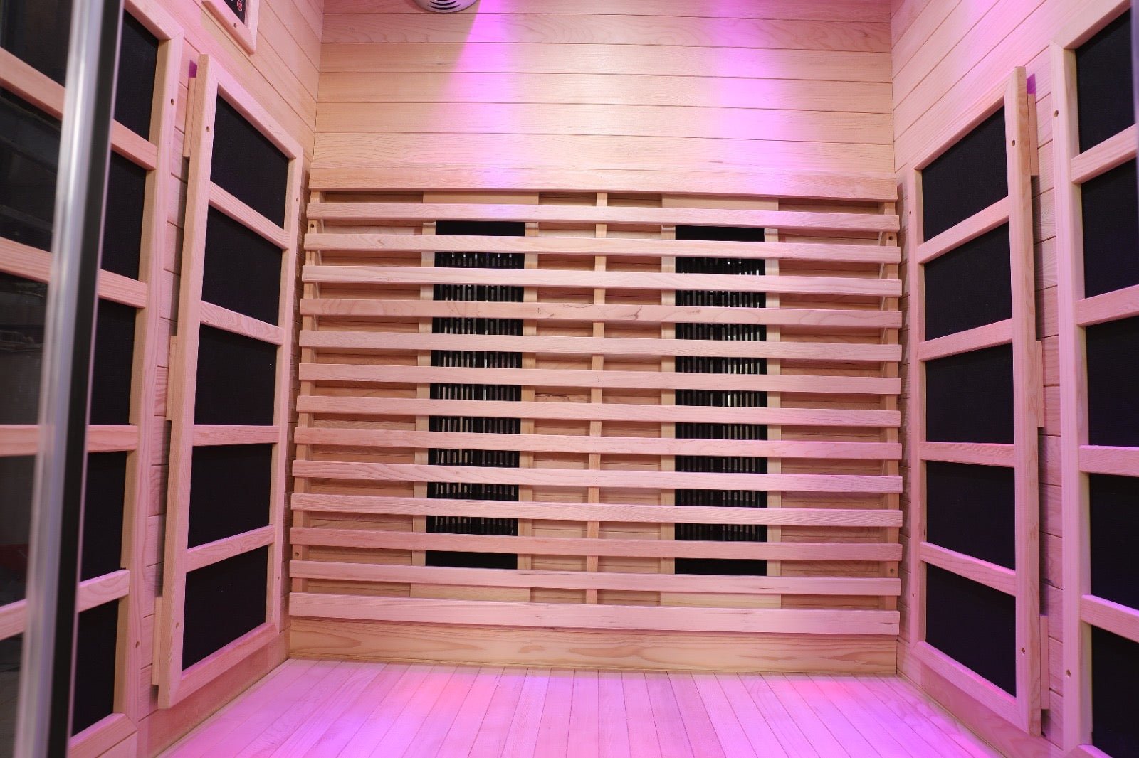Blisspod | Venetian | Full Spectrum Indoor Premium Canadian Hemlock Low EMF Sauna | 10 Heaters | Chromotherapy & Reflexology | 2 Person - The Vitality Estate