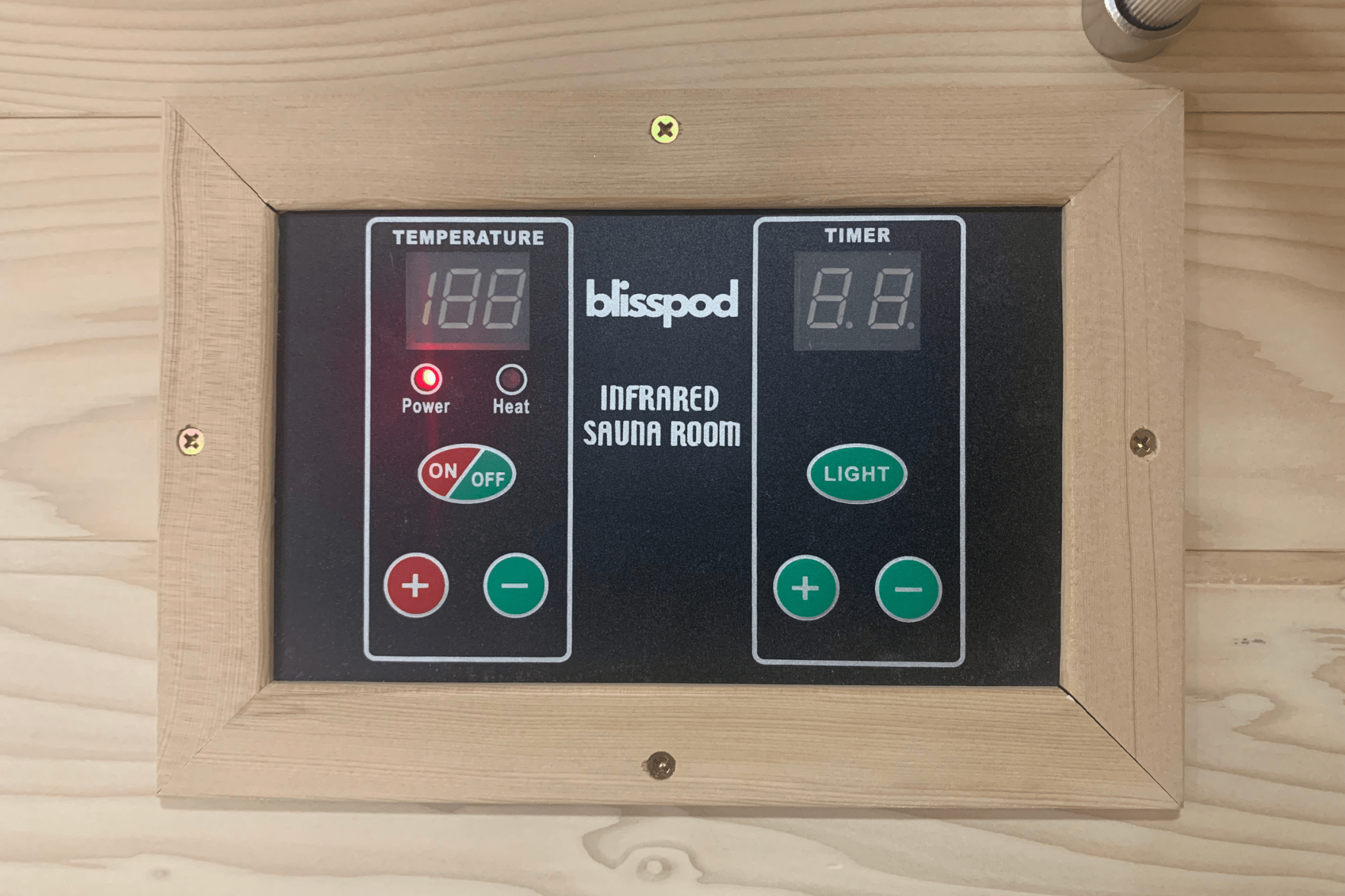 Blisspod | Vienna | Far Infrared Sauna | Canadian Hemlock Very Low EMF | 72.8"H x 35.4"W x 25.6"D | 1 Person - The Vitality Estate