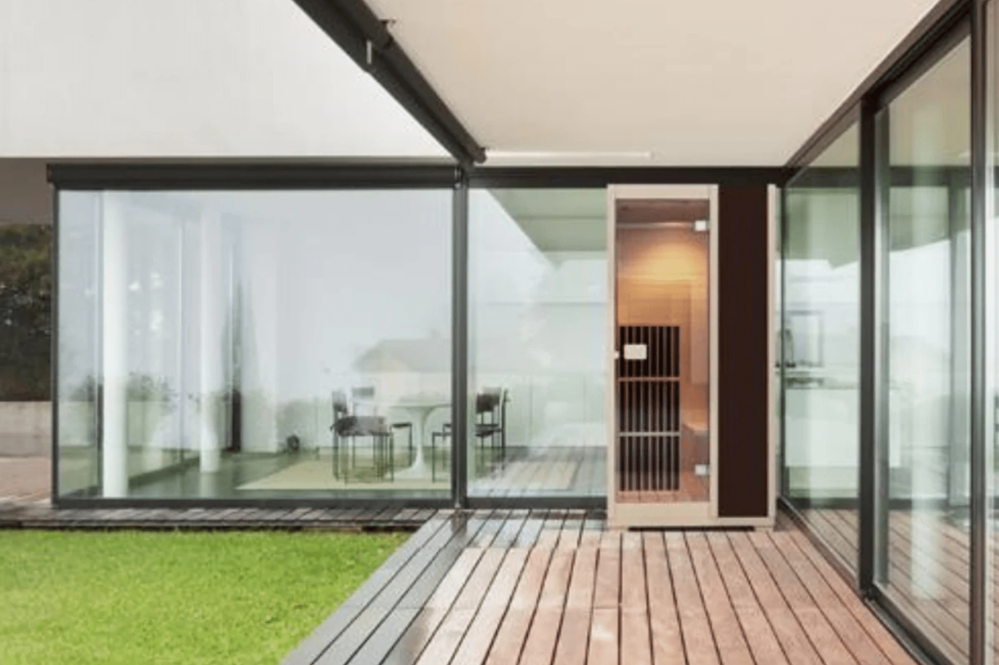 Blisspod | Vienna | Far Infrared Sauna | Canadian Hemlock Very Low EMF | 72.8"H x 35.4"W x 25.6"D | 1 Person - The Vitality Estate