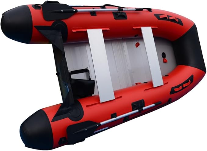 BRIS 10ft Inflatable Boat Inflatable Rafting Fishing Dinghy Tender Pontoon Boat - The Vitality Estate