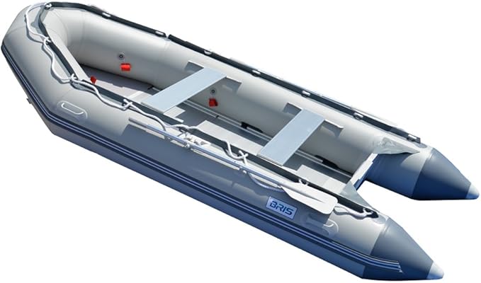 BRIS 14.1 ft Inflatable Boat Inflatable Rescue & Dive Inflatable Raft Power Boat - The Vitality Estate