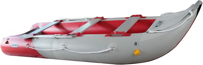 BRIS 14.1 FT Inflatable Kayak Fishing Tender Inflatable Poonton Boat with Air Floor - The Vitality Estate