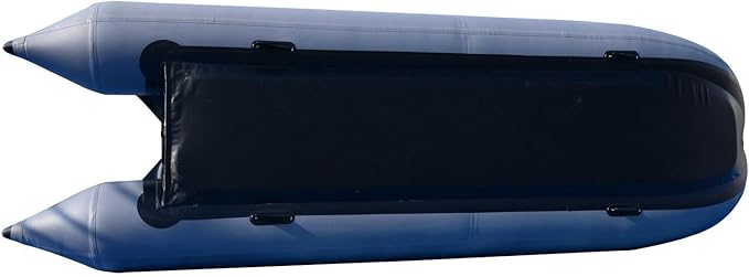 BRIS 14.1ft Inflatable Boat Inflatable Kayak 3 Person Kayak Canoe Fishing poonton Boat - The Vitality Estate