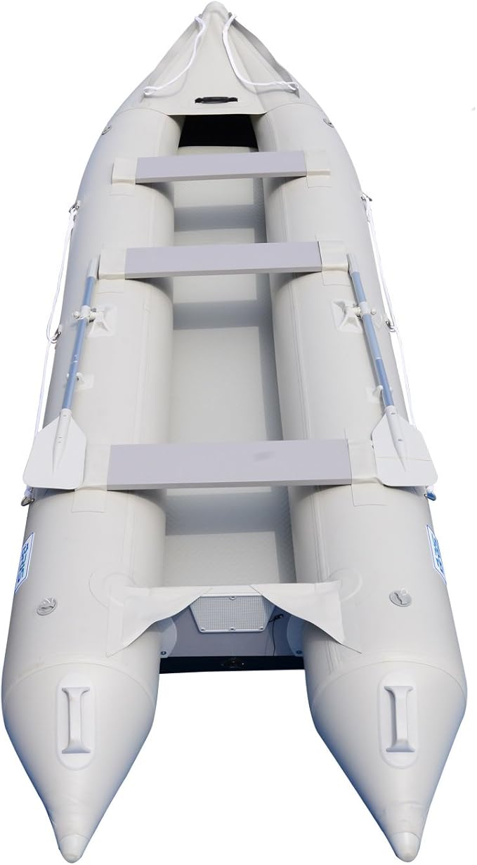 BRIS 15.4ft Inflatable Kayak 4 Person Canoe Boat - The Vitality Estate