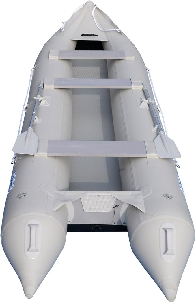 BRIS 15.4ft Inflatable Kayak 4 Person Canoe Boat - The Vitality Estate
