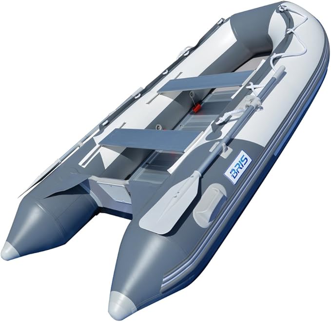 BRIS 9.8 ft Inflatable Boat Inflatable Dinghy Boat Yacht Tender Fishing Raft - The Vitality Estate