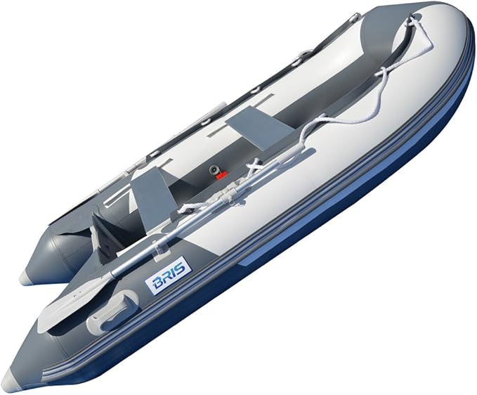 BRIS 9.8 ft Inflatable Boat Inflatable Dinghy Boat Yacht Tender Fishing Raft - The Vitality Estate