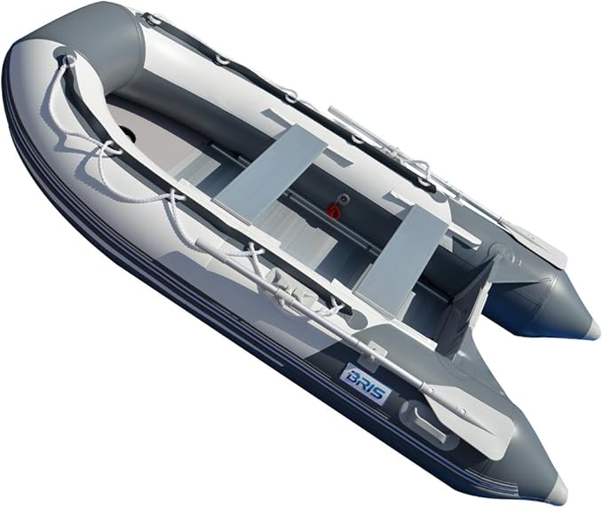 BRIS 9.8 ft Inflatable Boat Inflatable Dinghy Boat Yacht Tender Fishing Raft - The Vitality Estate