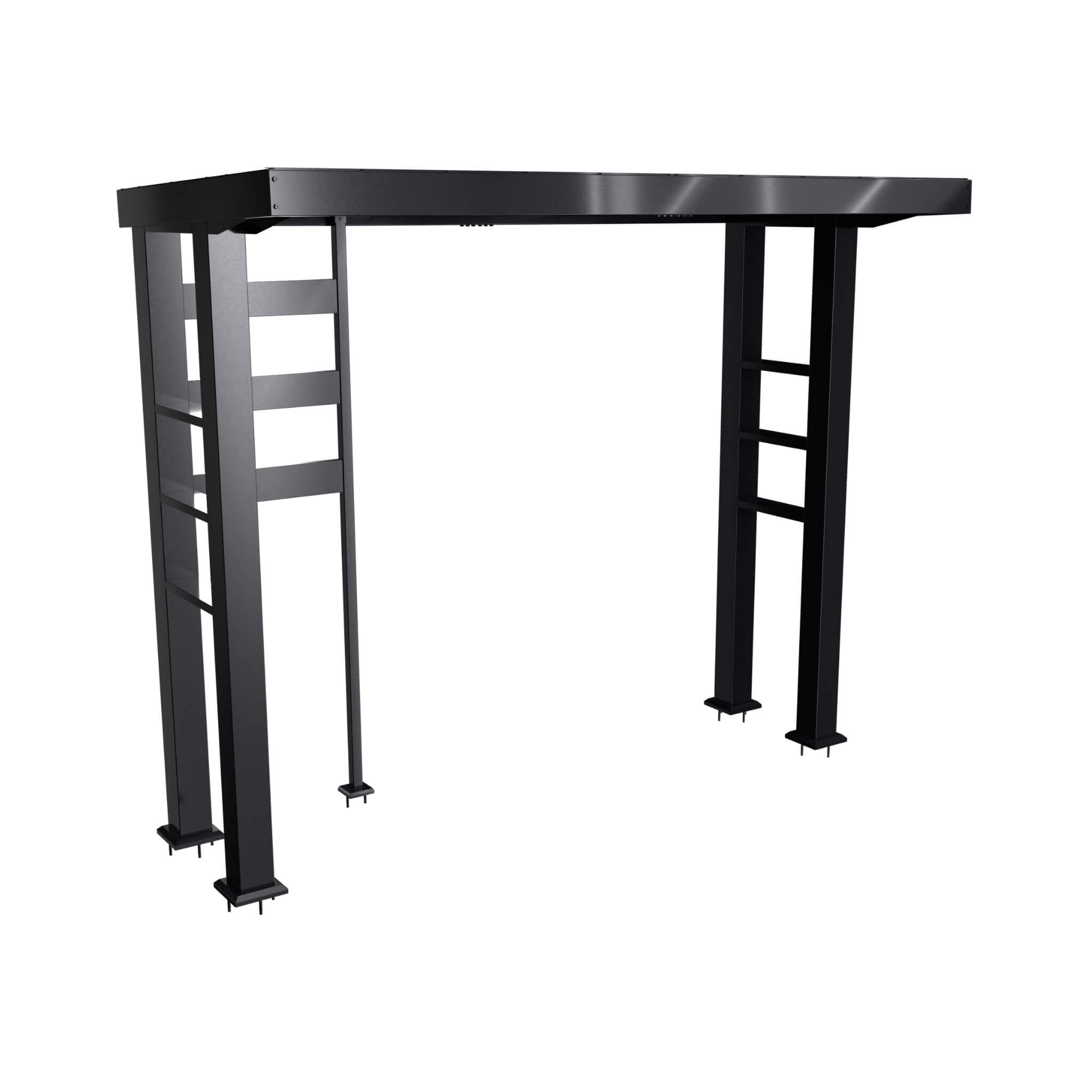 Castelle Flame Blaze 108-Inch 6-Burner 85K BTU Deluxe Stainless Steel Liquid Propane Outdoor Kitchen Grill Island With Wine Cooler, Rotisserie, Cabinets, And Granite Countertops (SAK58310) - The Vitality Estate