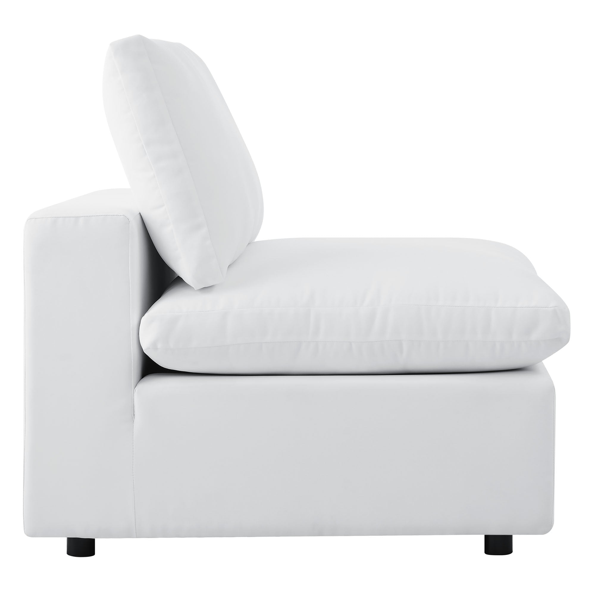 Commix Outdoor Sectional Sofa 5 Piece Sunbrella® White Collection at Patio Elegance - The Vitality Estate