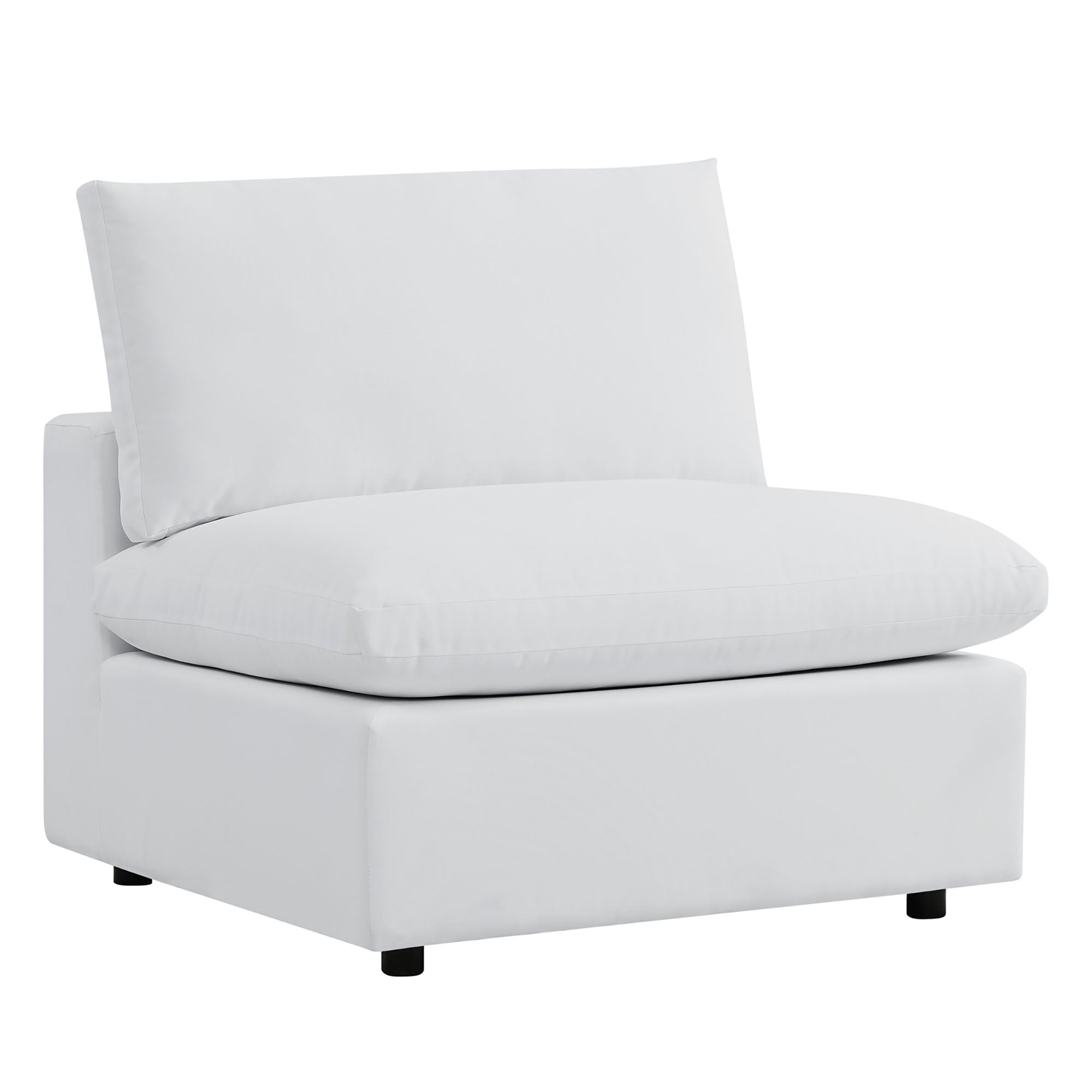 Commix Outdoor Sectional Sofa 5 Piece Sunbrella® White Collection at Patio Elegance - The Vitality Estate
