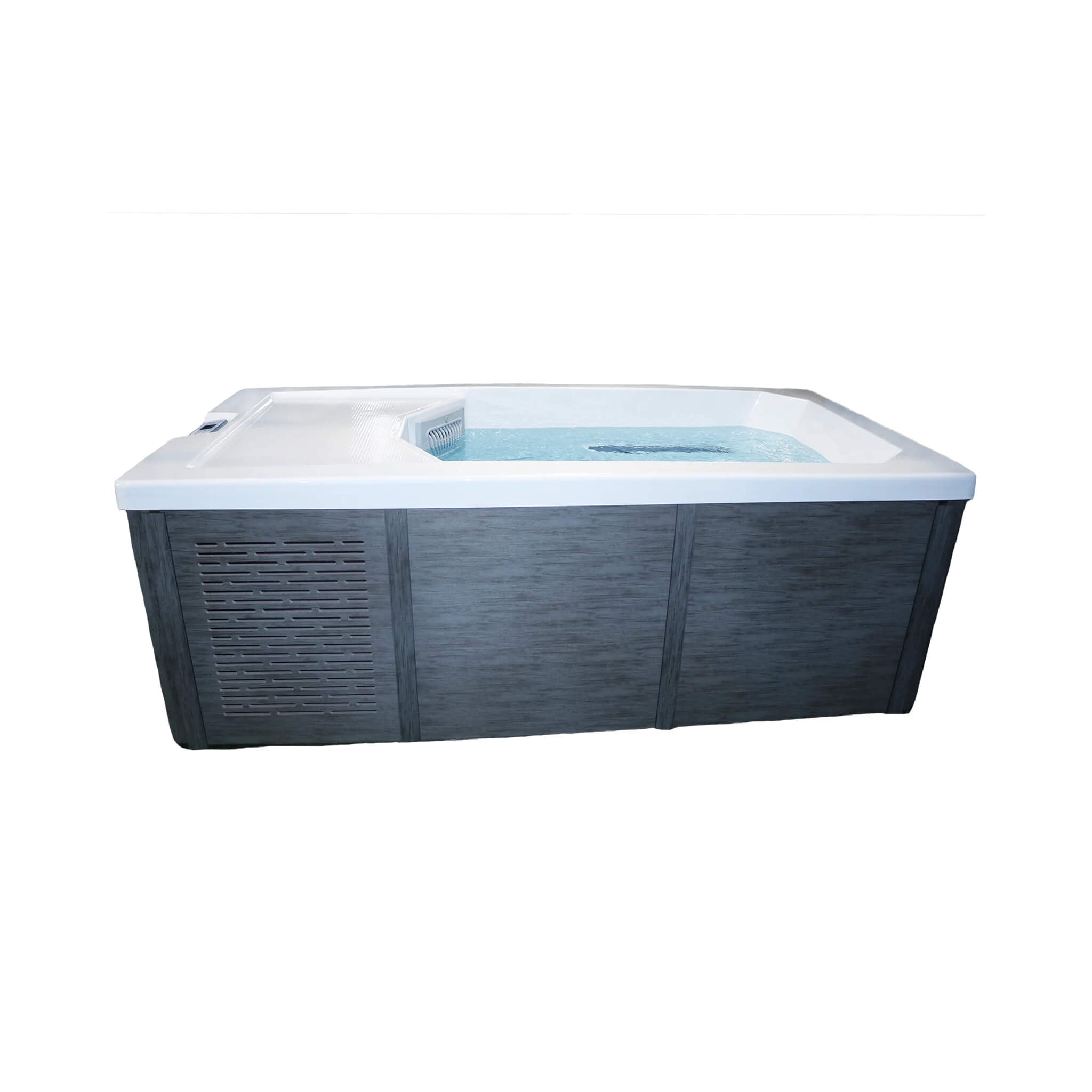 CSC 1000 Premium Cold Plunge Spa Tub With Built-In Ozone And Multi-Coloured Exterior Lighting (SAK37605) - The Vitality Estate