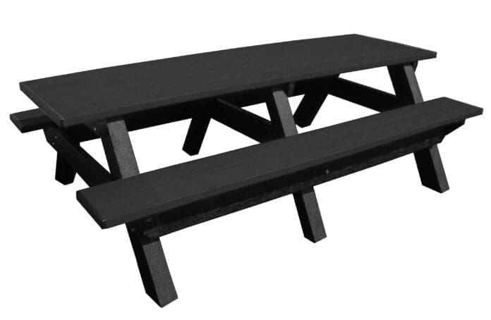 Deluxe 8′ Recycled Plastic Picnic Table for Eco-Friendly Outdoor Seating - The Vitality Estate