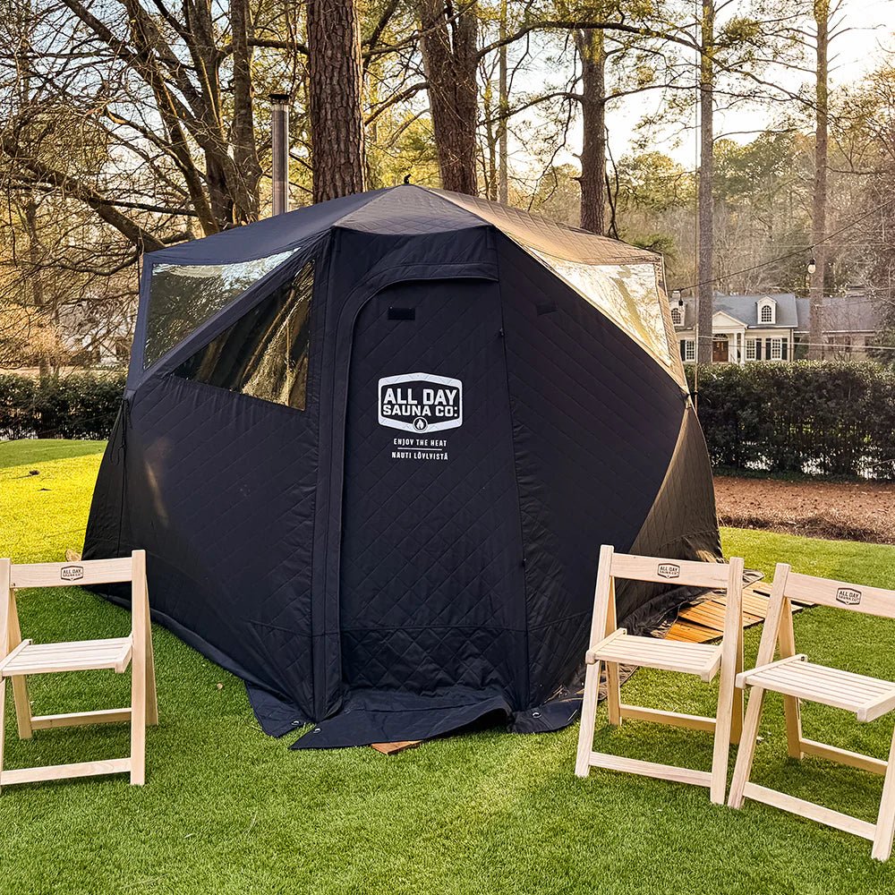 Deluxe Outdoor Sauna - The Vitality Estate