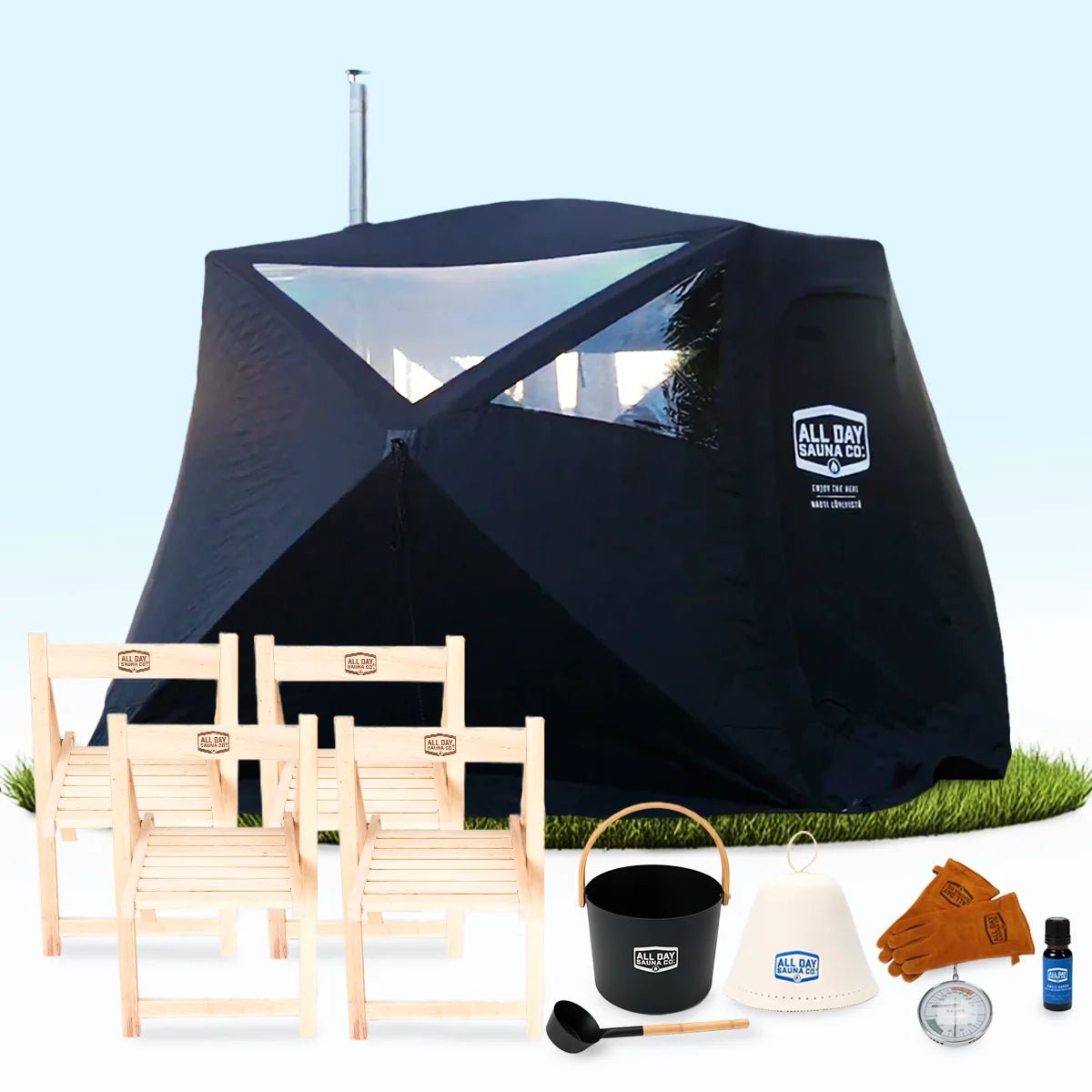 Deluxe Outdoor Sauna - The Vitality Estate