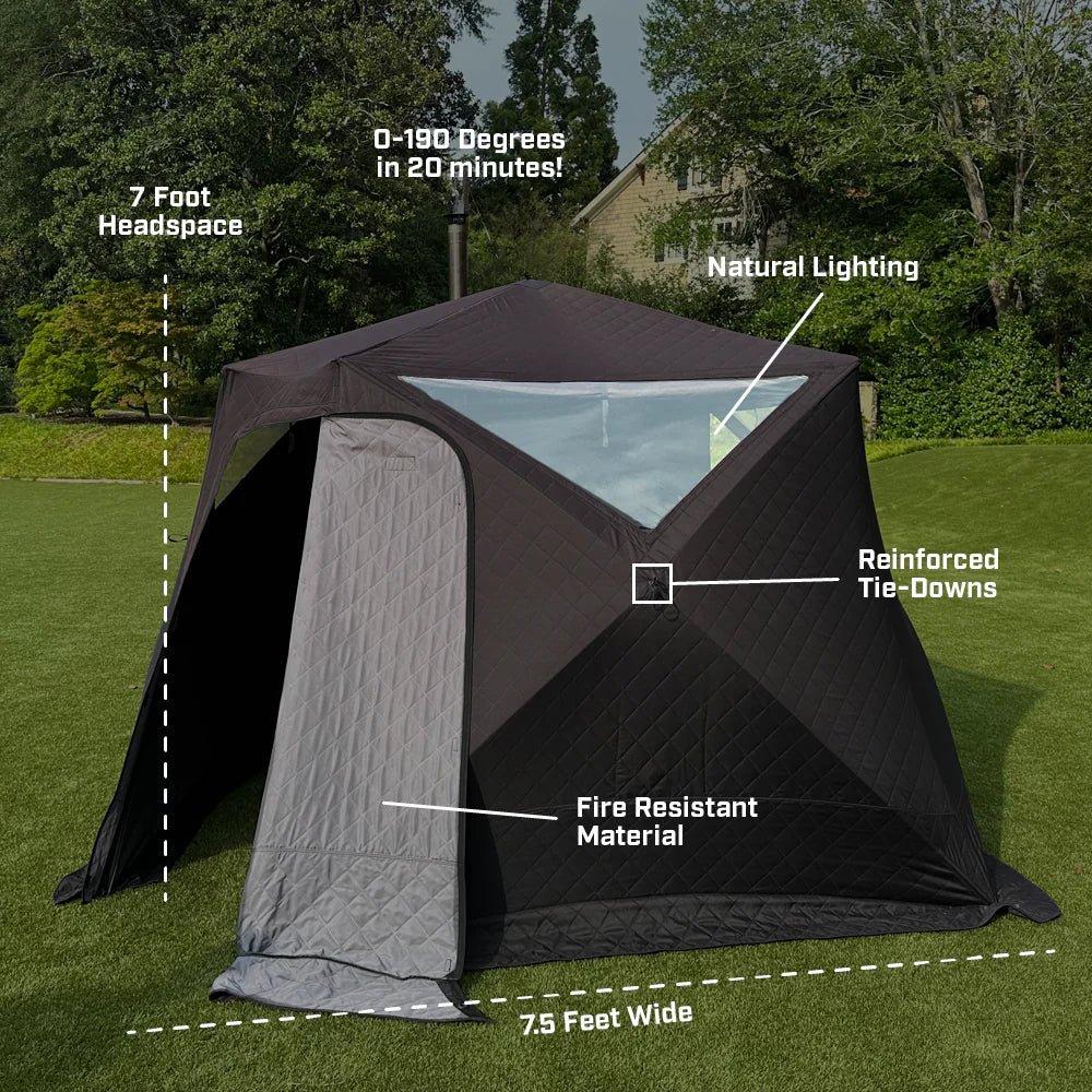 Deluxe Outdoor Sauna - The Vitality Estate