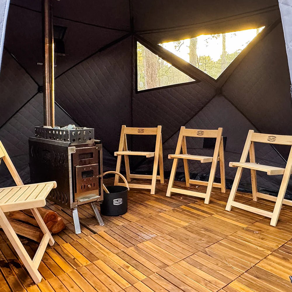 Deluxe Outdoor Sauna - The Vitality Estate