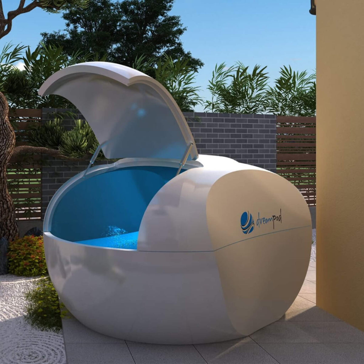 Dreampod Home Float Plus Premium Fiberglass Floatation Tank [DPFP108WPE] (SAK62820) - The Vitality Estate