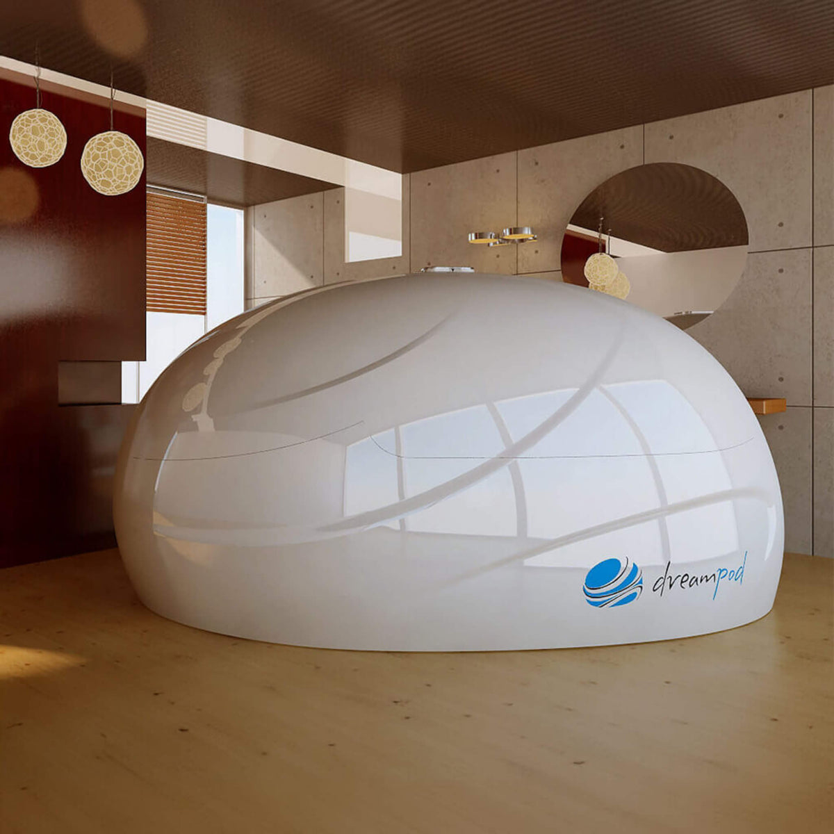 Dreampod V2 Commercial Home Flotation Sensory Isolation Tank Pod Spa [DPFP201WPE] (SAK93817) - The Vitality Estate