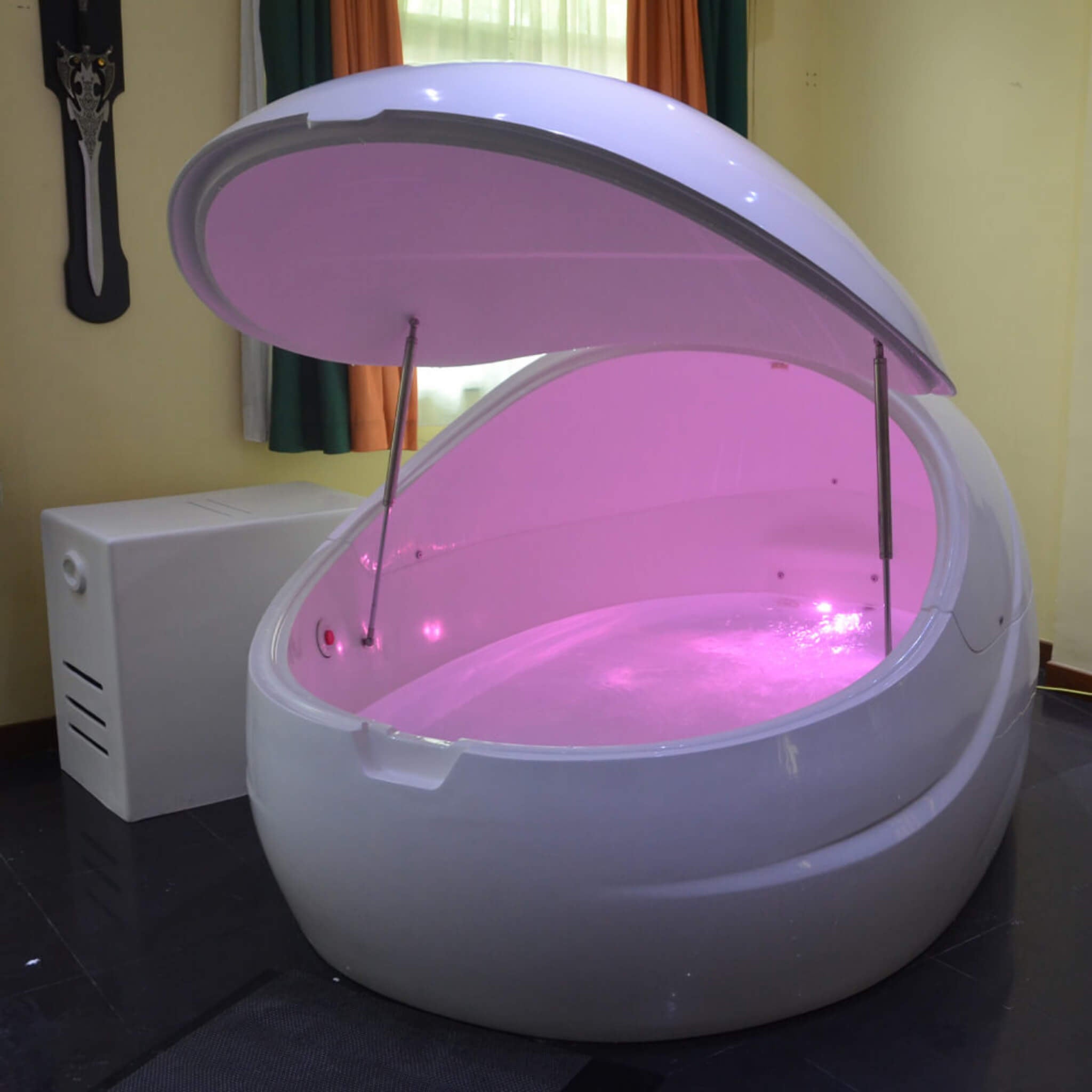 Dreampod V2 Commercial Home Flotation Sensory Isolation Tank Pod Spa [DPFP201WPE] (SAK93817) - The Vitality Estate