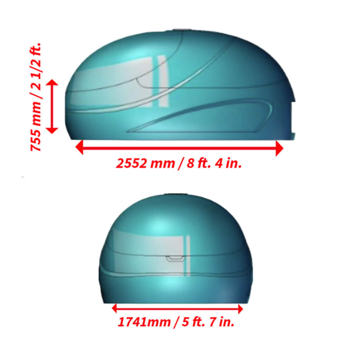 Dreampod V2 Commercial Home Flotation Sensory Isolation Tank Pod Spa [DPFP201WPE] (SAK93817) - The Vitality Estate