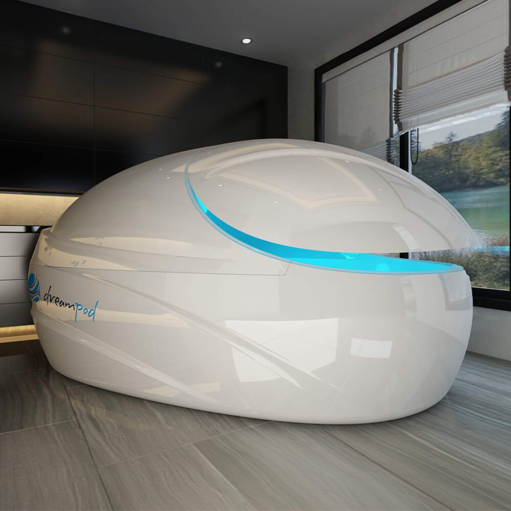 Dreampod Vmax Commercial Home Flotation Sensory Isolation Tank Pod Spa [DPFP202WPE] (SAK95142) - The Vitality Estate