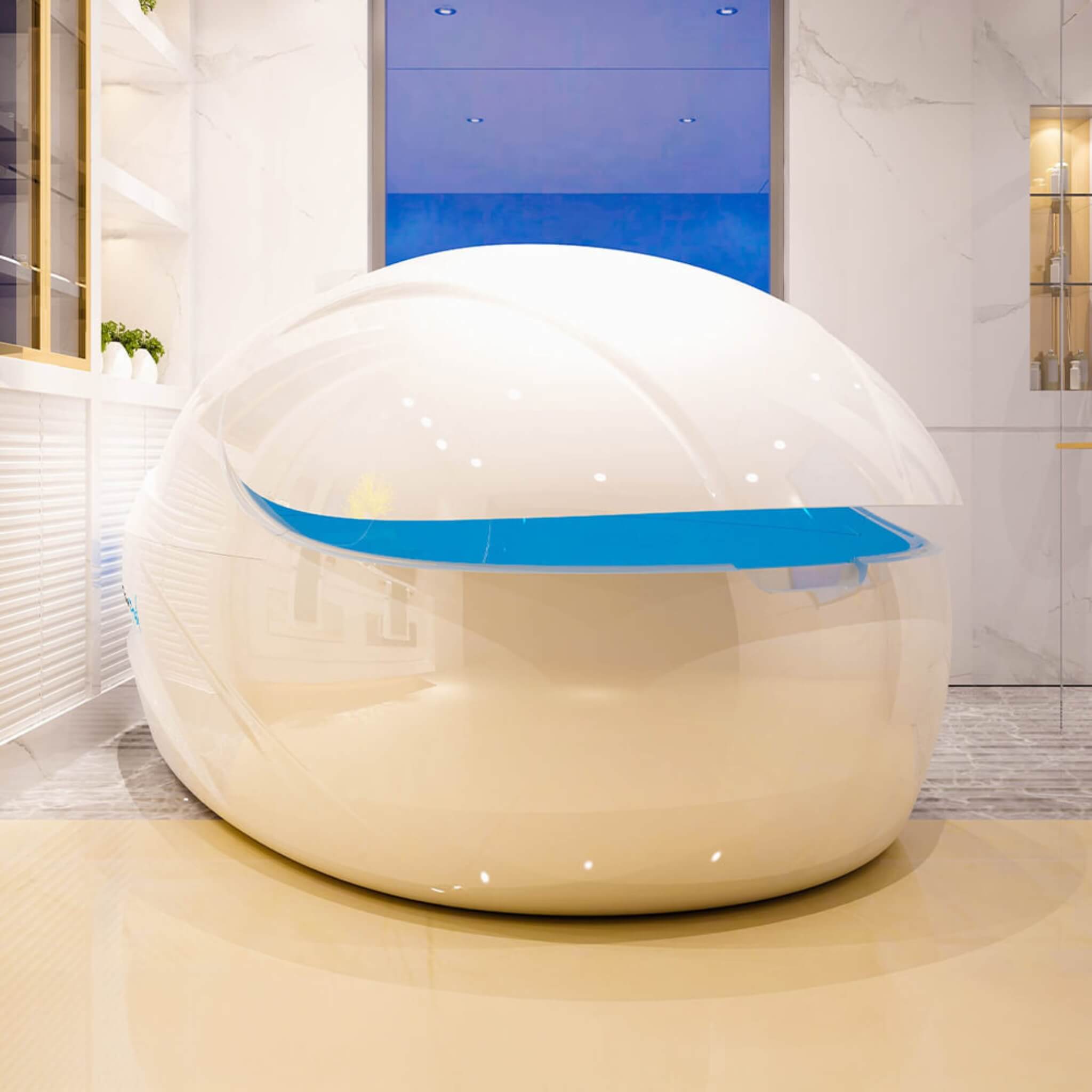 Dreampod Vmax Commercial Home Flotation Sensory Isolation Tank Pod Spa [DPFP202WPE] (SAK95142) - The Vitality Estate