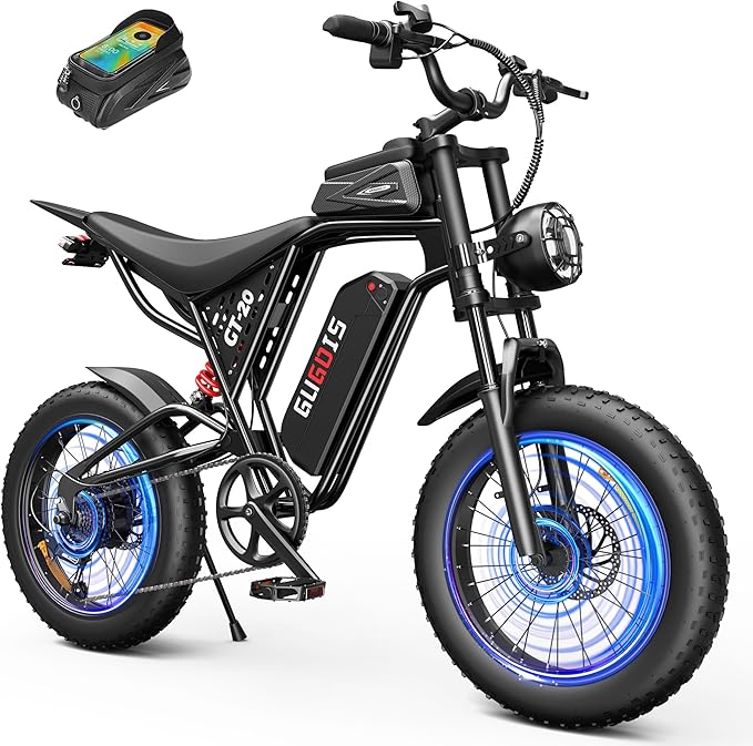 Electric Bike for Adults, Powerful 750W/ 1000W Peak Motor,Up to 25/30MPH, Max 25-45 Miles Long Range, 748.8/624 Wh Removable Battery,Ebike for Mountain,Snow,Sand,Road,Commuter - The Vitality Estate