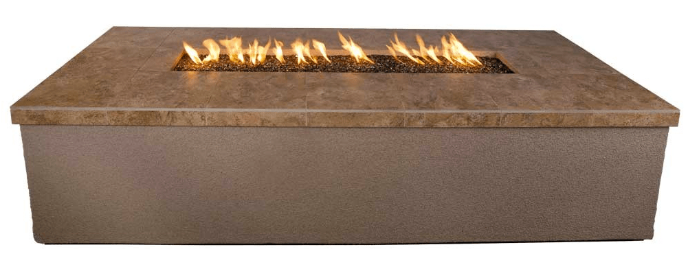 Entertainer Outdoor Fire Pit with Fire-Glass for Ultimate Patio Experience - The Vitality Estate