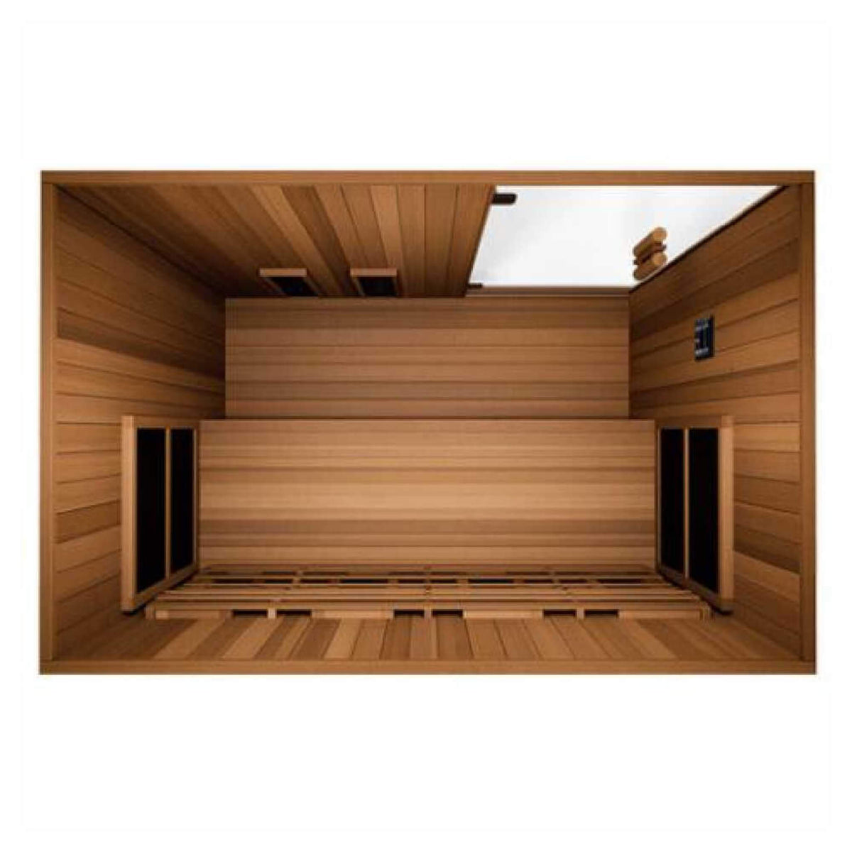 Finnmark FD-3 Full Spectrum 4-Person Capacity Home Infrared Sauna With Adjustable Sauna Feet [FD-KN003] (SAK52689) - The Vitality Estate