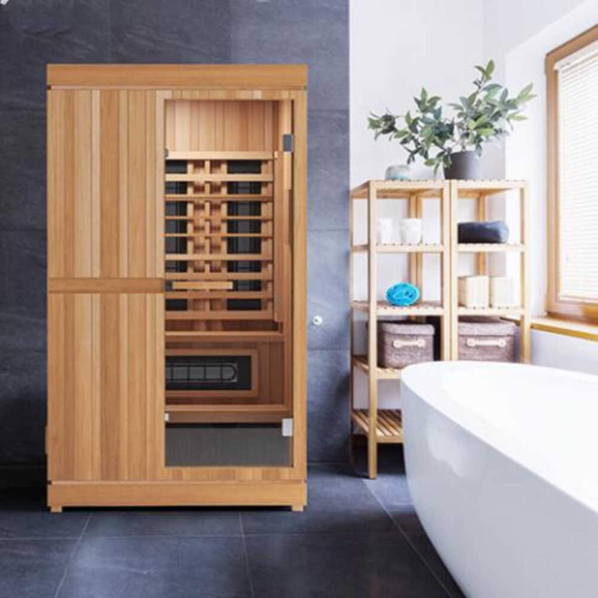 Finnmark FD-4 Trinity 2-Person Home Infrared & Steam Sauna Combo [FD-KN004] (SAK41865) - The Vitality Estate